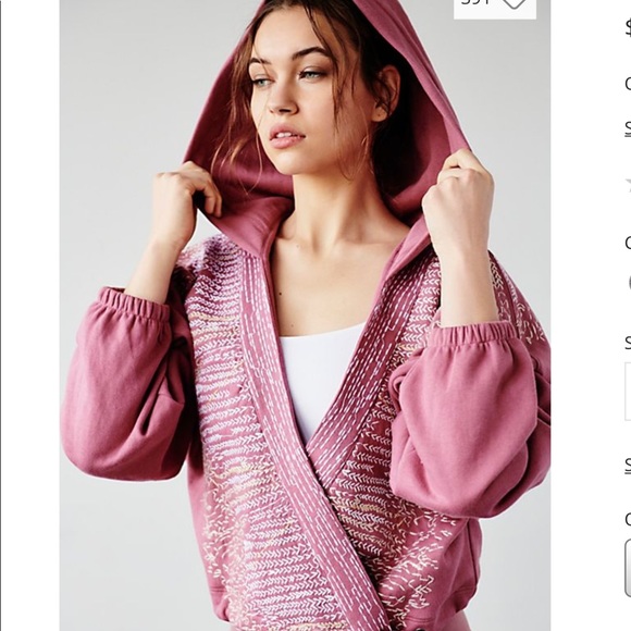Free People Jackets & Blazers - Free people shashito wrap hoodie